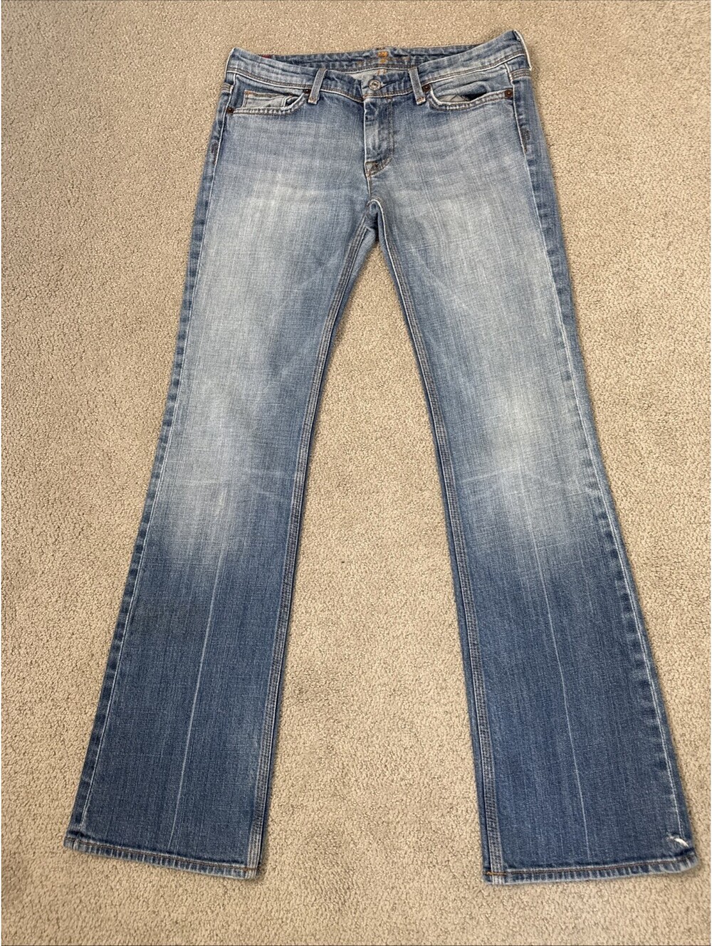 7 For All Mankind Womens Jeans 29 x 32 Flynt Low Rise Bootcut
